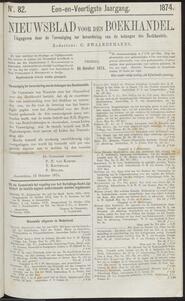 Nieuwsblad voor den boekhandel jrg 41, 1874, no 82, 16-10-1874 in 