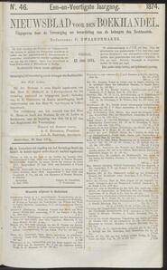 Nieuwsblad voor den boekhandel jrg 41, 1874, no 46, 12-06-1874 in 