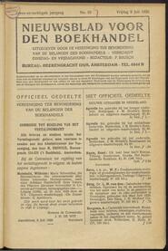 Nieuwsblad voor den boekhandel jrg 87, 1920, no 55, 09-07-1920 in 