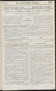 Nieuwsblad voor den boekhandel jrg 41, 1874, no 8, 27-01-1874 in 