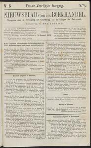 Nieuwsblad voor den boekhandel jrg 41, 1874, no 6, 20-01-1874 in 