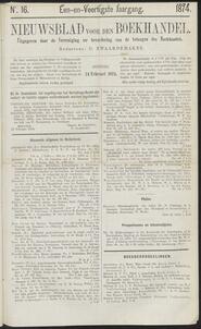 Nieuwsblad voor den boekhandel jrg 41, 1874, no 16, 24-02-1874 in 