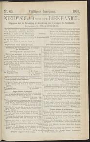 Nieuwsblad voor den boekhandel jrg 50, 1883, no 69, 28-08-1883 in 