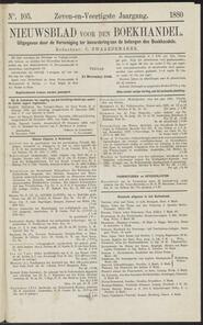 Nieuwsblad voor den boekhandel jrg 47, 1880, no 105, 31-12-1880 in 