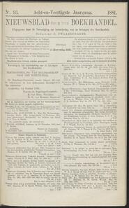 Nieuwsblad voor den boekhandel jrg 48, 1881, no 93, 15-11-1881 in 