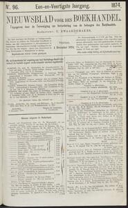 Nieuwsblad voor den boekhandel jrg 41, 1874, no 96, 04-12-1874 in 