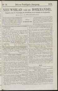 Nieuwsblad voor den boekhandel jrg 43, 1876, no 76, 22-09-1876 in 