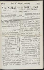 Nieuwsblad voor den boekhandel jrg 42, 1875, no 93, 23-11-1875 in 