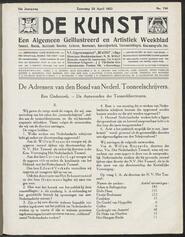 De kunst; een algemeen geïllustreerd en artistiek weekblad jrg 15, 1922/1923, no 796, 28-04-1923 in 