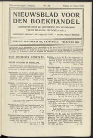 Nieuwsblad voor den boekhandel jrg 83, 1916, no 24, 24-03-1916 in 