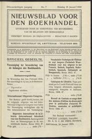 Nieuwsblad voor den boekhandel jrg 83, 1916, no 7, 25-01-1916 in 