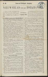 Nieuwsblad voor den boekhandel jrg 27, 1860, no 32, 09-08-1860 in 