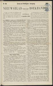 Nieuwsblad voor den boekhandel jrg 27, 1860, no 36, 06-09-1860 in 