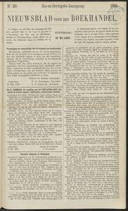 Nieuwsblad voor den boekhandel jrg 36, 1869, no 20, 20-05-1869 in 