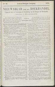 Nieuwsblad voor den boekhandel jrg 38, 1871, no 95, 28-11-1871 in 