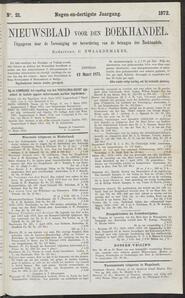 Nieuwsblad voor den boekhandel jrg 39, 1872, no 21, 12-03-1872 in 