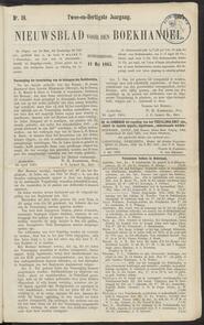 Nieuwsblad voor den boekhandel jrg 32, 1865, no 19, 11-05-1865 in 
