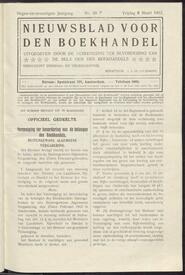 Nieuwsblad voor den boekhandel jrg 79, 1912, no 20, 08-03-1912 in 