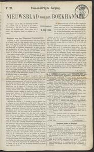 Nieuwsblad voor den boekhandel jrg 32, 1865, no 27, 06-07-1865 in 