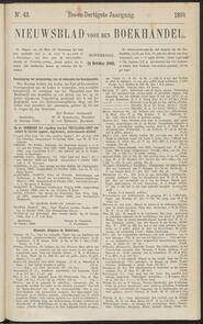 Nieuwsblad voor den boekhandel jrg 36, 1869, no 42, 21-10-1869 in 