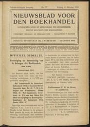 Nieuwsblad voor den boekhandel jrg 83, 1916, no 77, 13-10-1916 in 