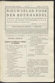 Nieuwsblad voor den boekhandel jrg 78, 1911, no 56, 14-07-1911 in 