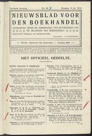 Nieuwsblad voor den boekhandel jrg 80, 1913, no 56, 15-07-1913 in 