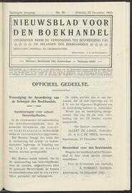 Nieuwsblad voor den boekhandel jrg 80, 1913, no 98, 23-12-1913 in 