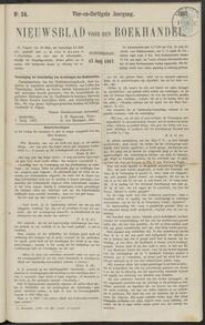 Nieuwsblad voor den boekhandel jrg 34, 1867, no 24, 13-06-1867 in 
