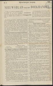 Nieuwsblad voor den boekhandel jrg 35, 1868, no 5, 30-01-1868 in 