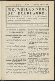 Nieuwsblad voor den boekhandel jrg 73, 1906, no 87, 30-10-1906 in 
