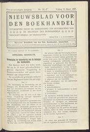 Nieuwsblad voor den boekhandel jrg 74, 1907, no 22, 15-03-1907 in 