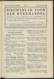 Nieuwsblad voor den boekhandel jrg 73, 1906, no 46, 08-06-1906 in 