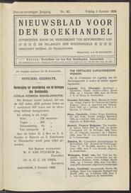 Nieuwsblad voor den boekhandel jrg 73, 1906, no 80, 05-10-1906 in 