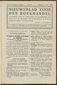 Nieuwsblad voor den boekhandel jrg 73, 1906, no 81, 09-10-1906 in 
