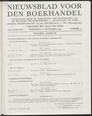 Nieuwsblad voor den boekhandel jrg 106, 1939, no 47, 22-11-1939 in 