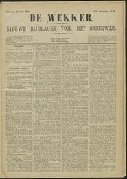 De wekker; nieuwe bijdragen voor het onderwijs jrg 51, 1894, no 16, 21-04-1894 in 