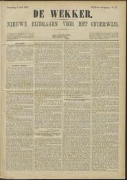 De wekker; nieuwe bijdragen voor het onderwijs jrg 49, 1892, no 27, 02-07-1892 in 