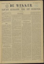 De wekker; nieuwe bijdragen voor het onderwijs jrg 50, 1893, no 1, 07-01-1893 in 