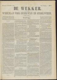 De wekker; weekblad voor onderwijs en schoolwezen jrg 40, 1873, no 93, 26-11-1873 in 