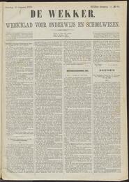 De wekker; weekblad voor onderwijs en schoolwezen jrg 32, 1875, no 65, 14-08-1875 in 