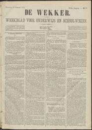 De wekker; weekblad voor onderwijs en schoolwezen jrg 41, 1874, no 14, 18-02-1874 in 