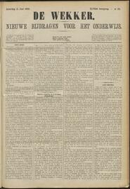 De wekker; weekblad voor onderwijs en schoolwezen jrg 46, 1889, no 24, 15-06-1889 in 