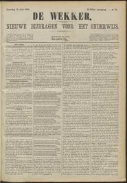 De wekker; nieuwe bijdragen voor het onderwijs jrg 47, 1890, no 25, 21-06-1890 in 