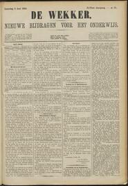 De wekker; weekblad voor onderwijs en schoolwezen jrg 46, 1889, no 23, 08-06-1889 in 