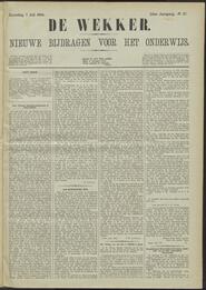 De wekker; nieuwe bijdragen voor het onderwijs jrg 51, 1894, no 27, 07-07-1894 in 