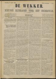De wekker; weekblad voor onderwijs en schoolwezen jrg 41, 1884, no 32, 19-04-1884 in 