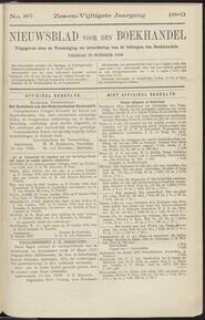 Nieuwsblad voor den boekhandel jrg 56, 1889, no 83, 18-10-1889 in 