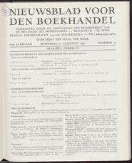 Nieuwsblad voor den boekhandel jrg 104, 1937, no 32, 11-08-1937 in 