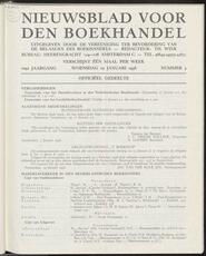 Nieuwsblad voor den boekhandel jrg 105, 1938, no 3, 19-01-1938 in 